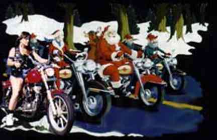MRS CLAUS JELOUS BIKER CHICK !!!!!